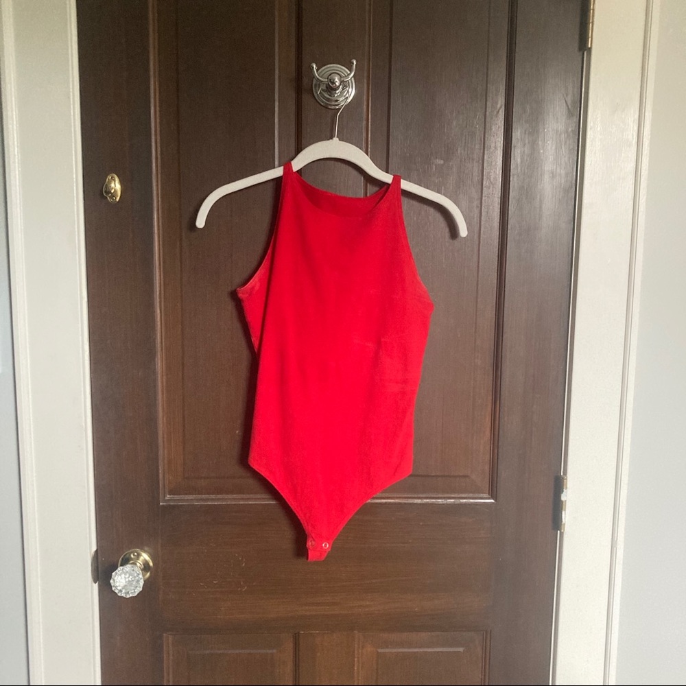 American Apparel high neck bodysuit